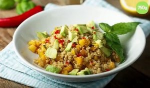 Salade de quinoa, mangue & avocat