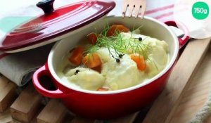 Blanquette de lotte au Cuisine Companion