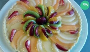 Tarte aux fruit et à la crème pâtissière