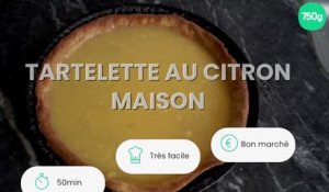 Tartelette au citron maison