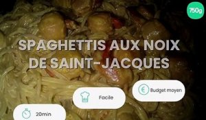 Spaghettis aux noix de Saint-Jacques