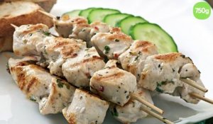 Brochettes de poulet épicées