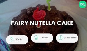 Fairy nutella cake