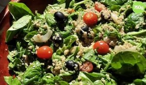 Salade de quinoa et épinards