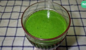 Green smoothie aux épinards