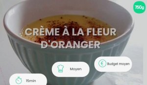 Crème à la fleur d'oranger