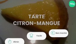 Tarte citron-mangue