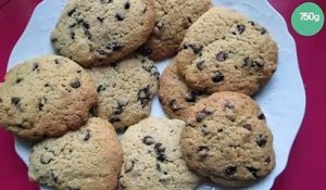 Cookies aux pépites de chocolat et amandes
