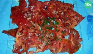 Salade de tomates côtelées type cœur de bœuf