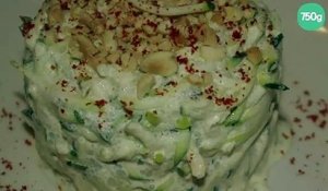 Salade de courgettes crues au curry