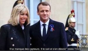 Emmanuel et Brigitte Macron hilares après une perfidie sur l'entourage du président