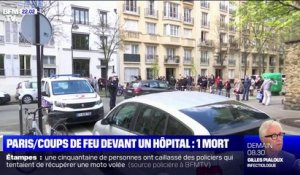 Coups de feu devant un hôpital à Paris: un mort et une blessée, le tireur toujours en fuite