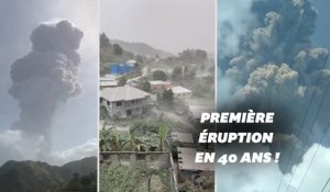 Double éruption volcanique sur l'île caribéenne de Saint-Vincent