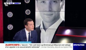 Débat sur la fin de vie: pour Jordan Bardella, "à l'heure où on se bat pour sauver la vie, on nous propose de voter la mort"