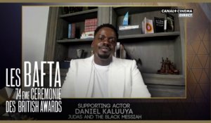 BAFTA 2021 : Daniel Kaluuya reçoit le BAFTA du meilleur acteur dans un second rôle