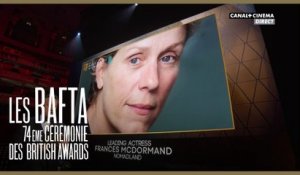 BAFTA 2021 : Frances McDormand, BAFTA de la meilleure actrice pour NOMADLAND