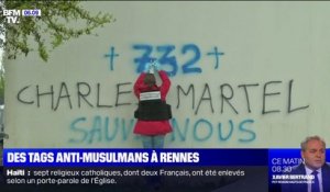 Tags anti-musulmans à Rennes: Gérald Darmanin fait part de son "dégoût"