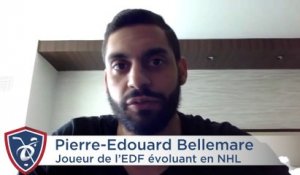 Pierre-Edouard Bellemare, nouveau parrain de l'EDF de Para-Hockey