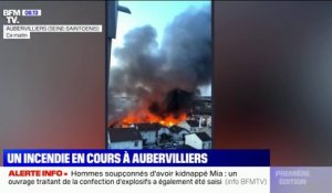 Un important incendie en cours à Aubervilliers, le trafic du RER B en partie suspendu