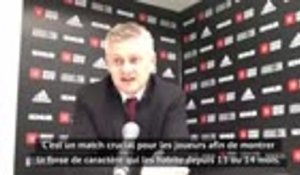 32e j. - Solskjaer : "Manchester United n'abandonnera jamais"