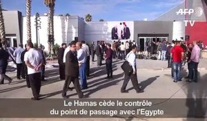 Le Hamas cède le contrôle du point de passage avec l'Egypte (2)