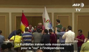 Kurdistan irakien/référendum: plus de 92% pour le "oui"