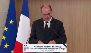 L'hommage de Jean Castex aux 6 français assassinés au Niger
