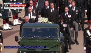 Obsèques du prince Philip: les images de la procession funéraire à Windsor