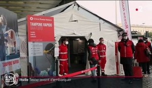 Italie : sur la ligne Rome-Milan, un test antigénique obligatoire