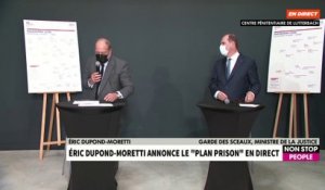 Eric Dupond-Moretti détaille les axes du plan prison du gouvernement