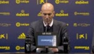 30e j. - Zidane : “On profite de Benzema, et j’espère que le Real Madrid pourra encore profiter de lui pendant longtemps”