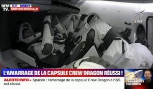 Amarrage réussi à l'ISS: les astronautes à bord de la capsule Crew Dragon peuvent enlever leurs équipements