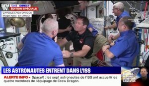 Les images de l'arrivée de Thomas Pesquet et ses coéquipiers dans la Station spatiale internationale