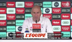 Zidane : « Ce serait une absurdité d'être exclu de la Ligue des Champions » - Foot - Super Ligue