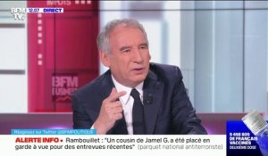 François Bayrou après l'attaque à Rambouillet: "Le gouvernement a raison d'essayer de monter le niveau d'alerte"