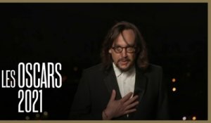 Nicolas Becker reçoit l’Oscar 2021 du meilleur son pour Sound of Metal