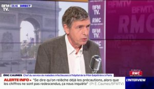 Pr Éric Caumes: "Il va falloir accepter le risque raisonnable, qui va devenir de plus en plus faible au fur et à mesure que l'épidémie avance"