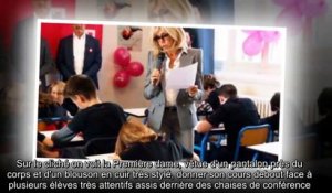 Brigitte Macron professeur - elle retrouve le chemin de l’école