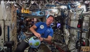 "C'est un vrai plaisir d'être ici" : Thomas Pesquet donne des nouvelles de l'ISS