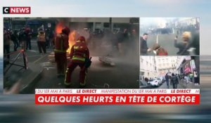 Manifestations du 1er Mai - La violente agression d'un pompier en direct sur CNews scandalise les policiers et les internautes révulsés par ce geste