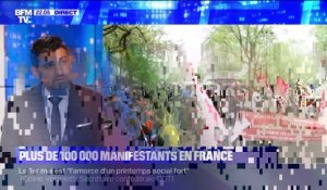 Plus de 100 000 manifestants en France - 01/05