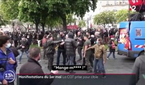 Fourgon tagué, vitres détruites et militants choqués : comment la CGT a été prise pour cible lors du défilé du 1er-Mai à Paris