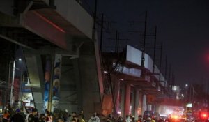 Les images de l'écroulement dramatique d'un métro aérien à Mexico