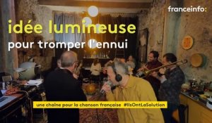 En Auvergne, il crée une chaîne de reprises de chansons françaises par des artistes locaux