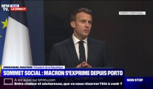 Emmanuel Macron: "Nous sommes en train de bâtir la réponse européenne à la pandémie" de Covid-19