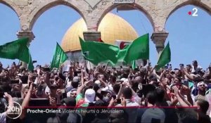 Jérusalem : de violents heurts éclatent entre des Palestiniens et la police israélienne