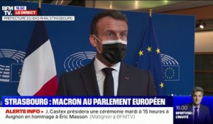 Emmanuel Macron sur l'avenir de l'Europe: "On a encore le droit d'avoir de grandes ambitions"