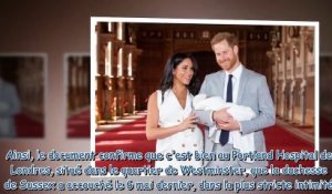 Royal baby de Meghan et Harry - le certificat de naissance révèle enfin où est né Archie !