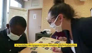 À Lyon, un jeu créé par le CNRS pour apprendre les langues aux élèves de l'école hôtelière