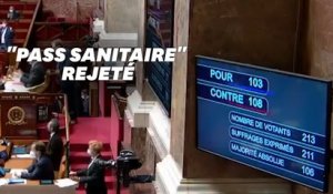 Coup de théâtre à l'Assemblée: l'article instaurant le pass sanitaire est rejeté